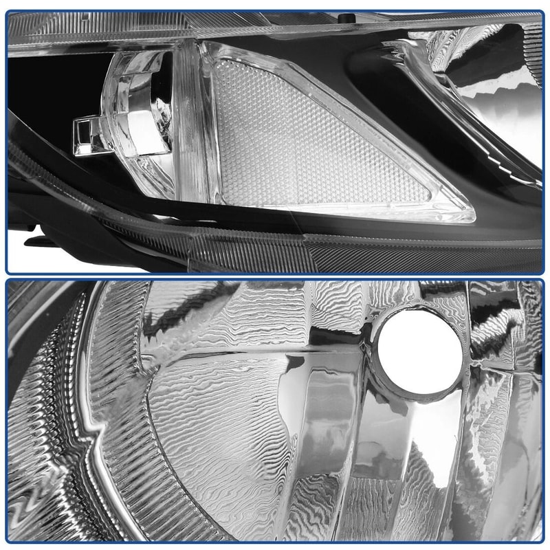 Black Housing Headlights For Honda Civic Sedan 20062011 Qaualma Door Headlamps 3