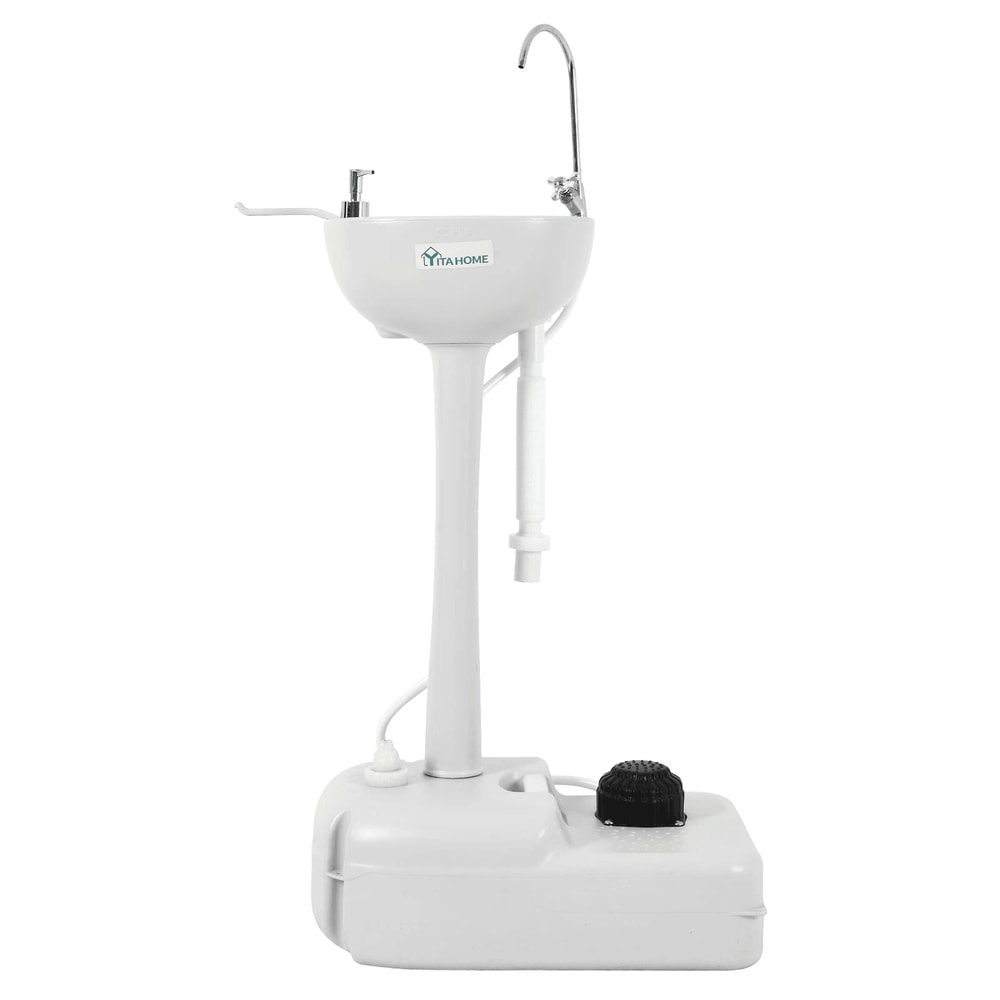 Portable Camping Sink Hand Washing Wash Basin Stand Wheel Upgrated Outdoor Solution For Cleanlines 7