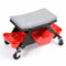 Rolling Mechanic Stool Creeper Shop Repair Tools Storage Detailing Seat Garage 6