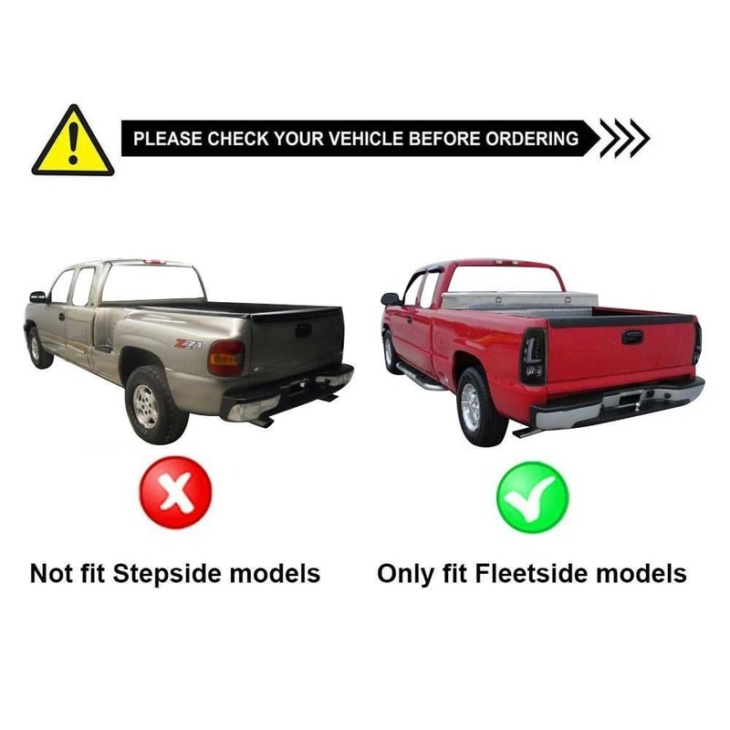 Smoke Black LED Tail Lights For Silverado Sierra Rear Lamp Upgrade 1