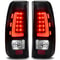 Smoke Black LED Tail Lights For Silverado Sierra Rear Lamp Upgrade 0