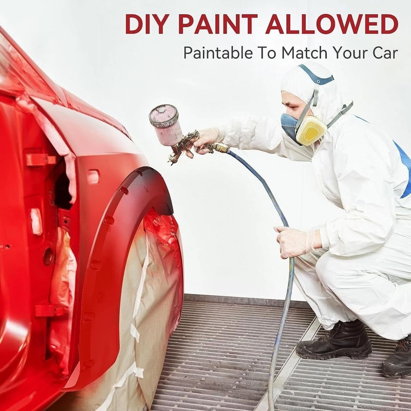 Flexible Fender Flares For Dodge Ram Pocket Rivet Style 2