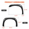 Flexible Fender Flares For Dodge Ram Pocket Rivet Style 8