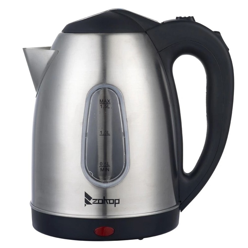 Stainless Steel Double Wall Electric Water Kettle Tea Coffee Pot Ideal For Fast Boiling 10