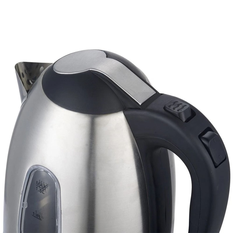 Stainless Steel Double Wall Electric Water Kettle Tea Coffee Pot Ideal For Fast Boiling 6