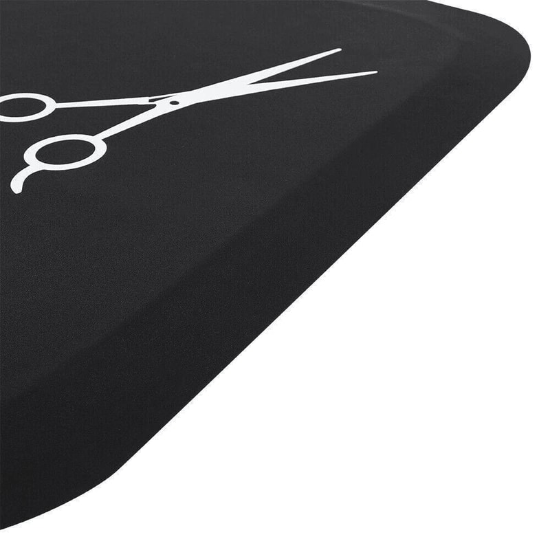 Rectangle BLACK AntiFatigue Salon Mat Thickness Barbershop Mat For Standing Comfort 1