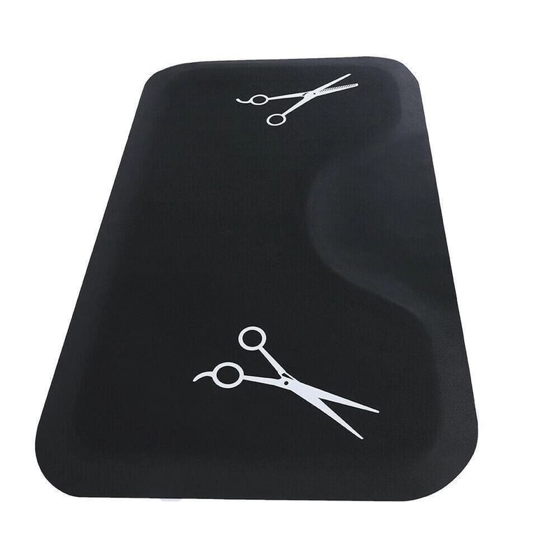 Rectangle BLACK AntiFatigue Salon Mat Thickness Barbershop Mat For Standing Comfort 2