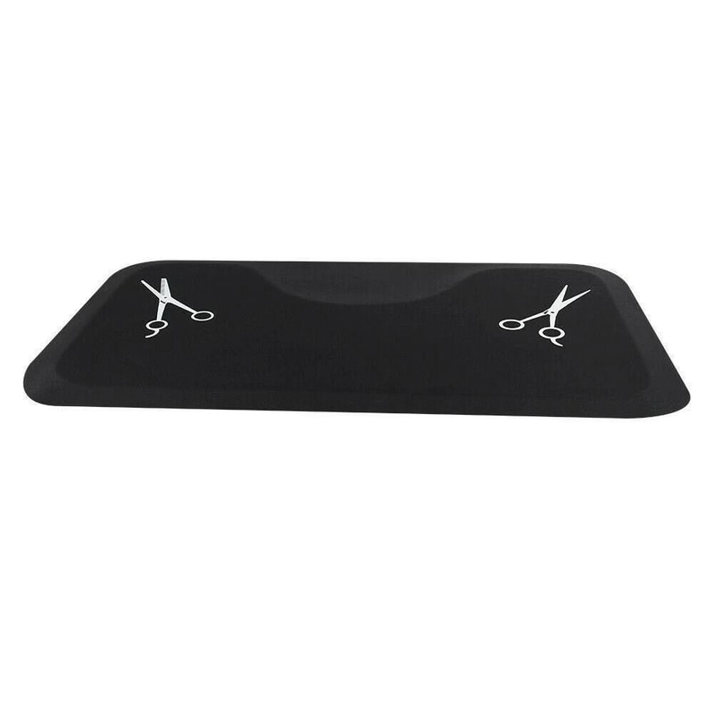 Rectangle BLACK AntiFatigue Salon Mat Thickness Barbershop Mat For Standing Comfort 7