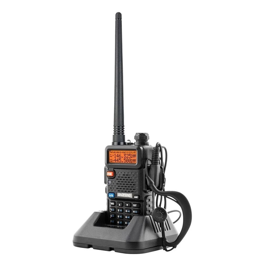 BAOFENG Radio Transceiver Walkie Talkie UHF VHF Dual Band LCD Screen 6