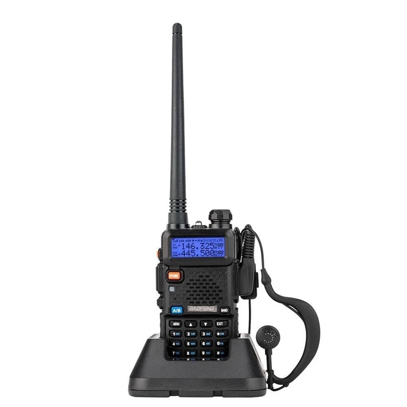 BAOFENG Radio Transceiver Walkie Talkie UHF VHF Dual Band LCD Screen 5
