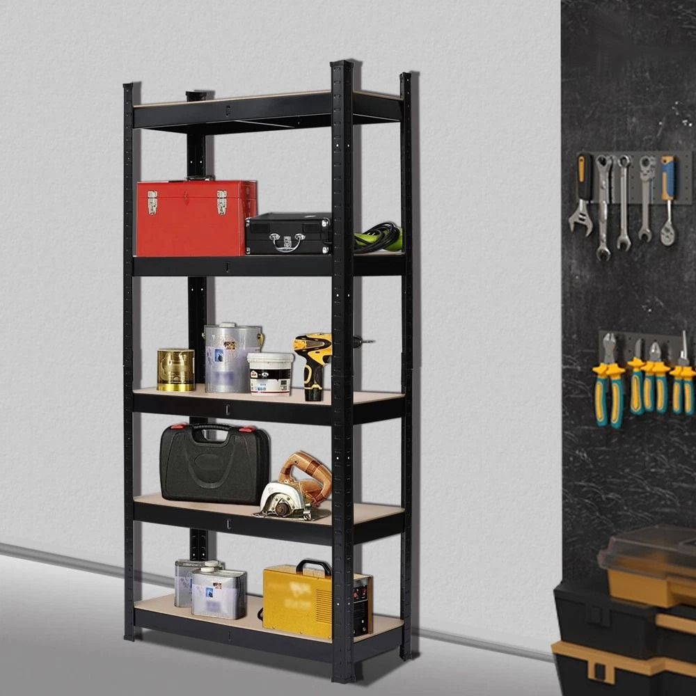 Heavy Duty Metal Rack 5 Shelf Steel Shelving Garage Storage Unit For Tools And Equipment 1