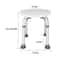 Spa Massage Stool Shower Bench Bath Seat Round Shaped Design Bathroom Organizer For Ultimate Relaxa 2