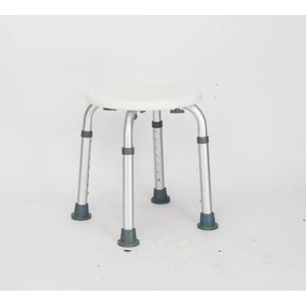 Spa Massage Stool Shower Bench Bath Seat Round Shaped Design Bathroom Organizer For Ultimate Relaxa 5