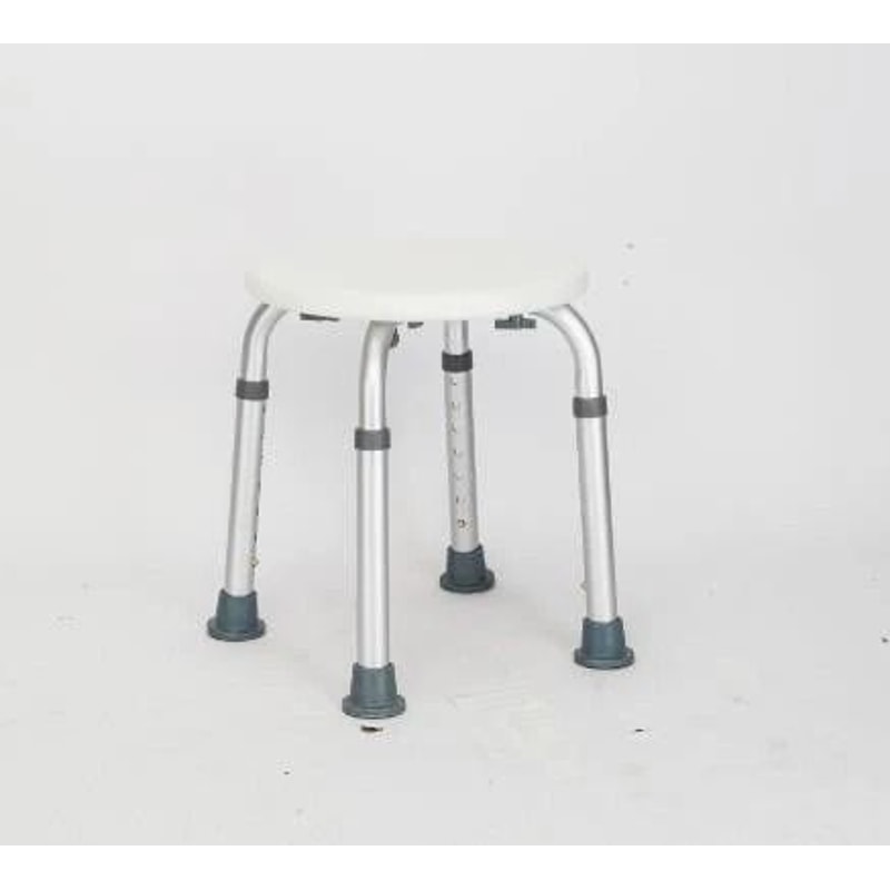 Spa Massage Stool Shower Bench Bath Seat Round Shaped Design Bathroom Organizer For Ultimate Relaxa 5