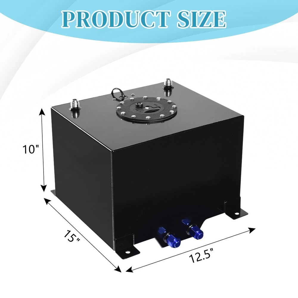 8 Gallon Aluminum Racing Drift Fuel Cell Gas Tank Level Sender NEW Durable Racing Accessory 1