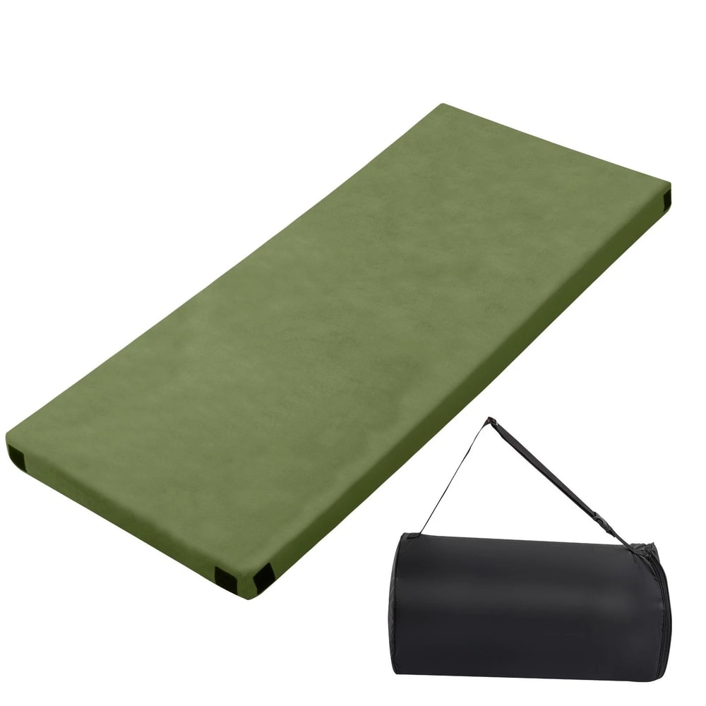 Portable Roll Up Sleeping Camping Mattress Memory Foam Camping Mattress Pad Compact Travel Pad 9