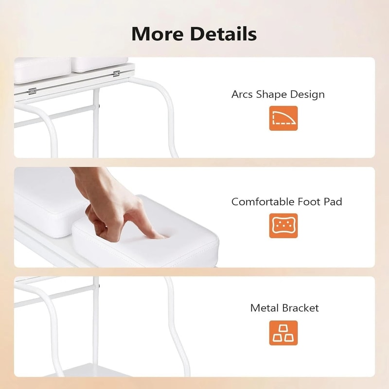 Portable Salon Nail Esthetician Rolling Cart Pedicure Cart Foot Bath Trolley Professional Spa Cart 3