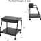 Portable Salon Nail Esthetician Rolling Cart Pedicure Cart Foot Bath Trolley Professional Spa Cart 6