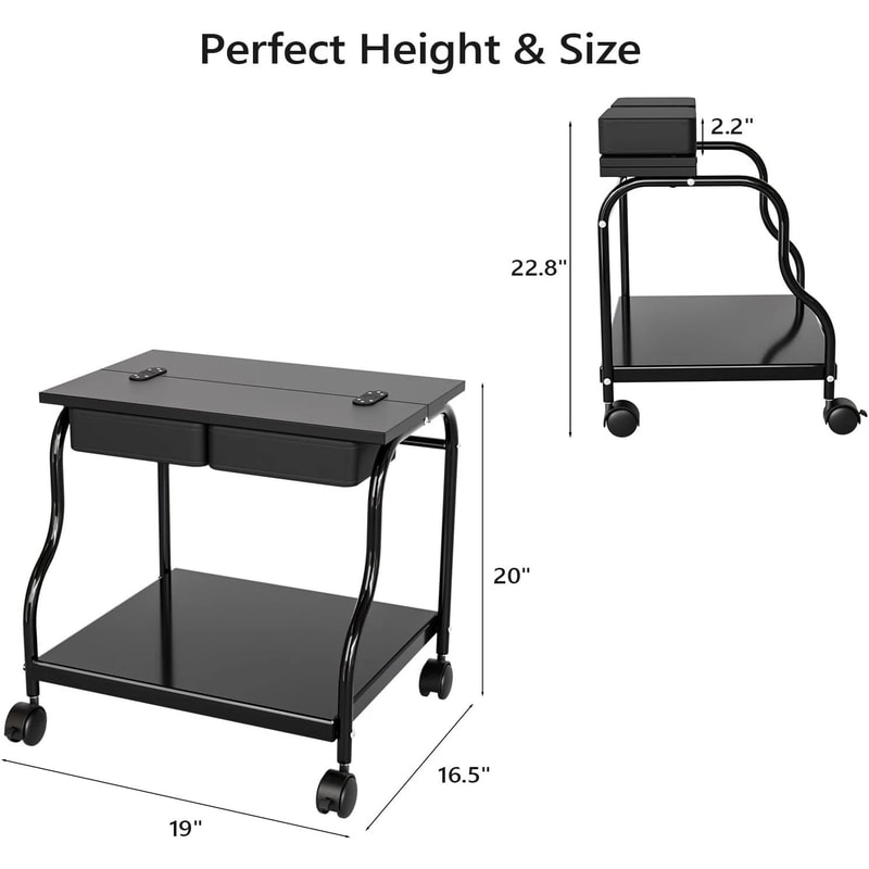Portable Salon Nail Esthetician Rolling Cart Pedicure Cart Foot Bath Trolley Professional Spa Cart 6
