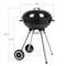Galvanized Steel Charcoal Grill Apple Shaped Premium Grill High Quality Black Patio Cooker 6