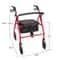 Folding Rolling Walker With Wheels Portable Rollator Walker With Seat Adjustable Mobility Support 8