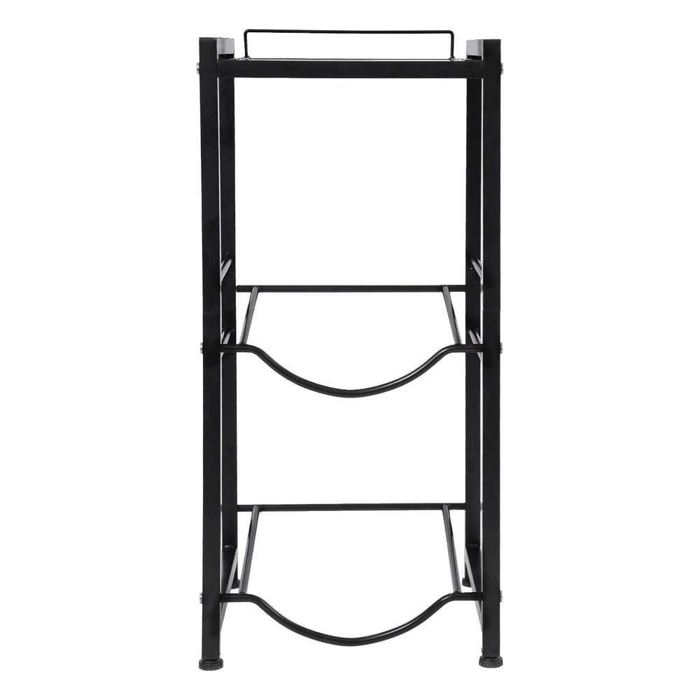 Floor Standing Water Bottle Storage Rack 5Gallon Bucket 3 Tier Jug Holder 6