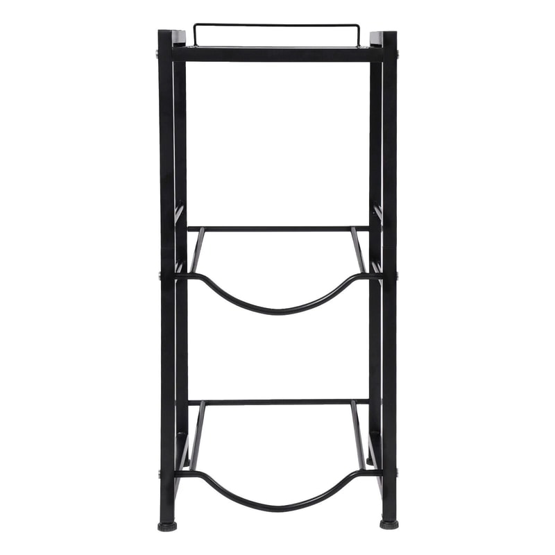 Floor Standing Water Bottle Storage Rack 5Gallon Bucket 3 Tier Jug Holder 6