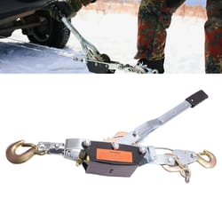 heavy duty hand puller hoist, 5 ton cable winch with 3 hooks