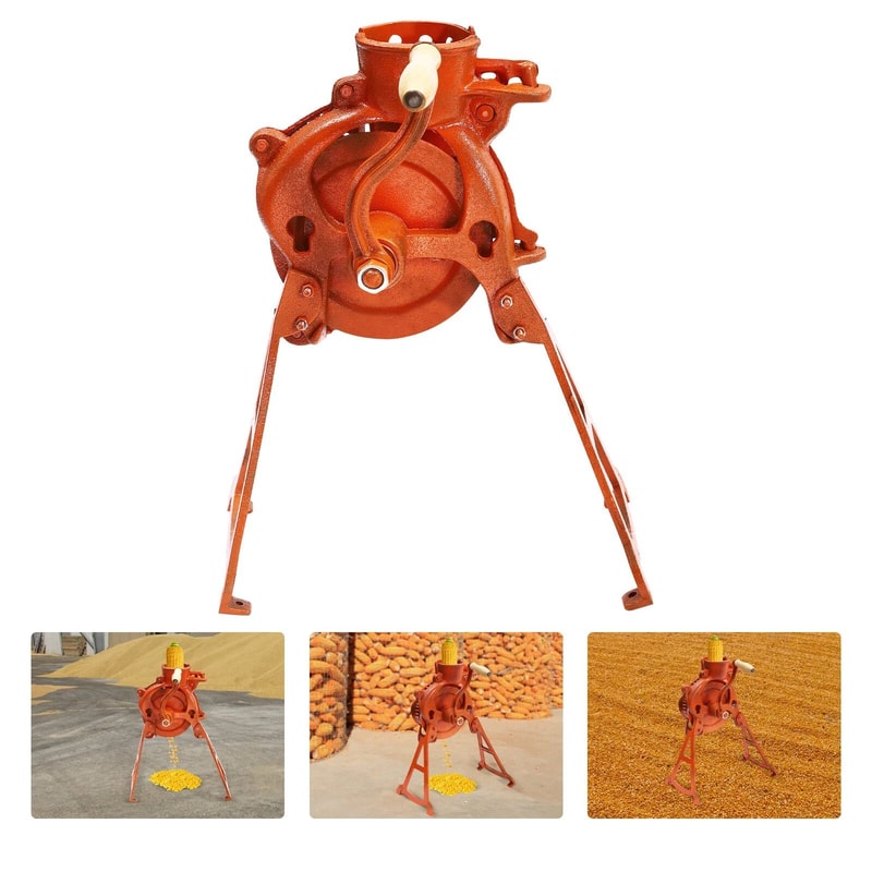 Hand Crank Corn Sheller Manual Corn Thresher Efficient Corn Threshing Tool 14