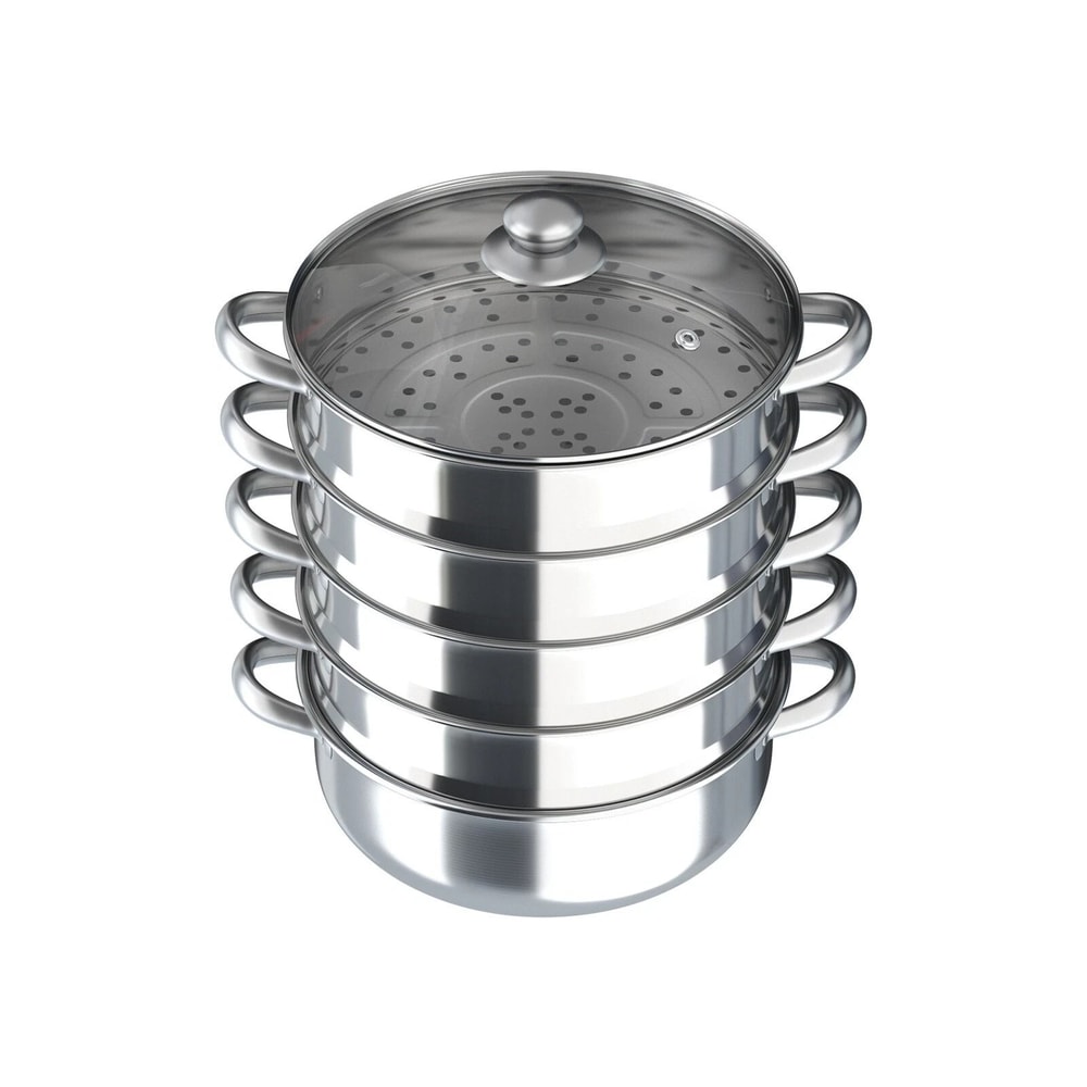 Versatile 5Tier Stainless Steel Steamer For Home Commercial Cooking 0