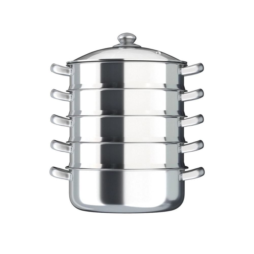 Versatile 5Tier Stainless Steel Steamer For Home Commercial Cooking 6