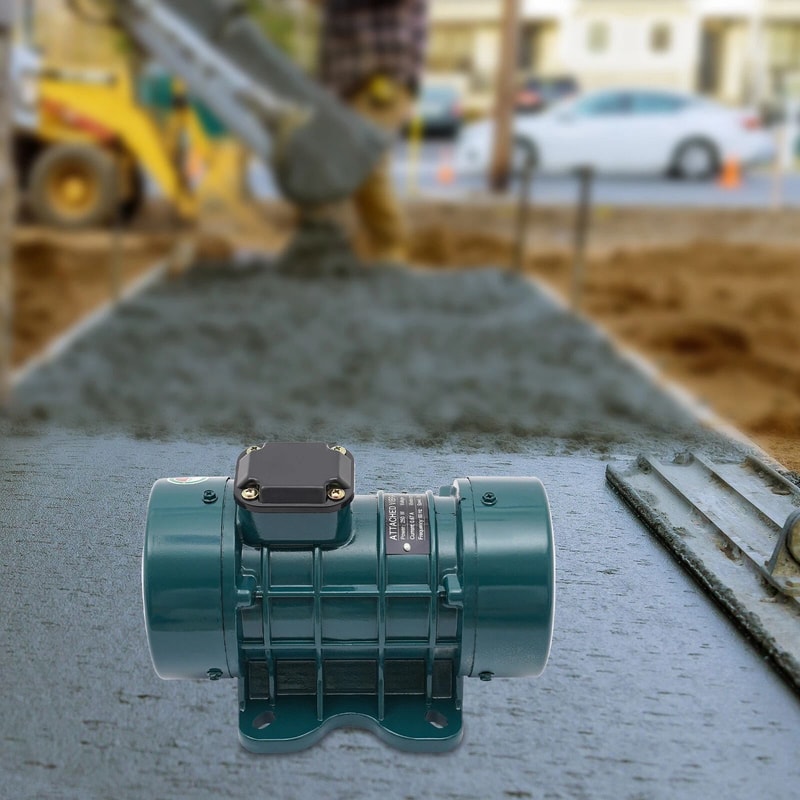 Concrete Vibration Motor HighPerformance Dark Green Aluminum Design For Concrete Projects 1