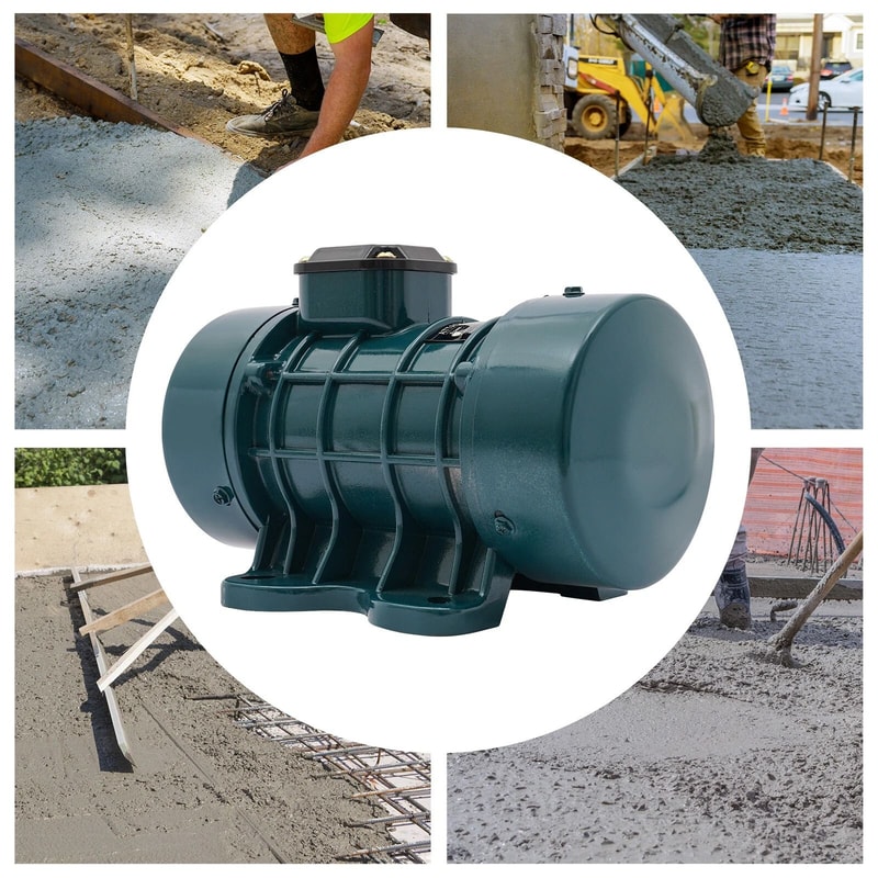 Concrete Vibration Motor HighPerformance Dark Green Aluminum Design For Concrete Projects 3
