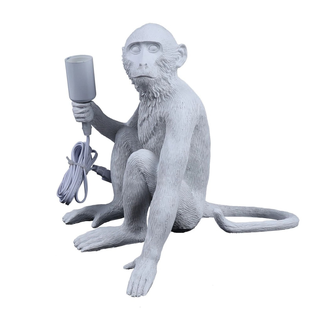 Resin Monkey Lamp Monkey Table Lamp Bedroom Bedside Reading Lamp New 8