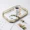 Glass Tray Vintage Octagon Mirror For Vanity Dresser Perfume Cosmetic Holder 8