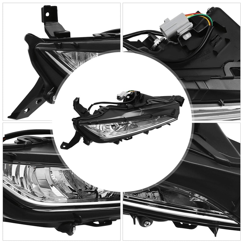 Right Side Front LED DRL Fog Light For Lexus 1