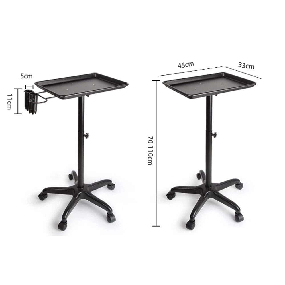 Salon Hairdressing Cart Beauty Trolley Hair Color Permanent Tool 6