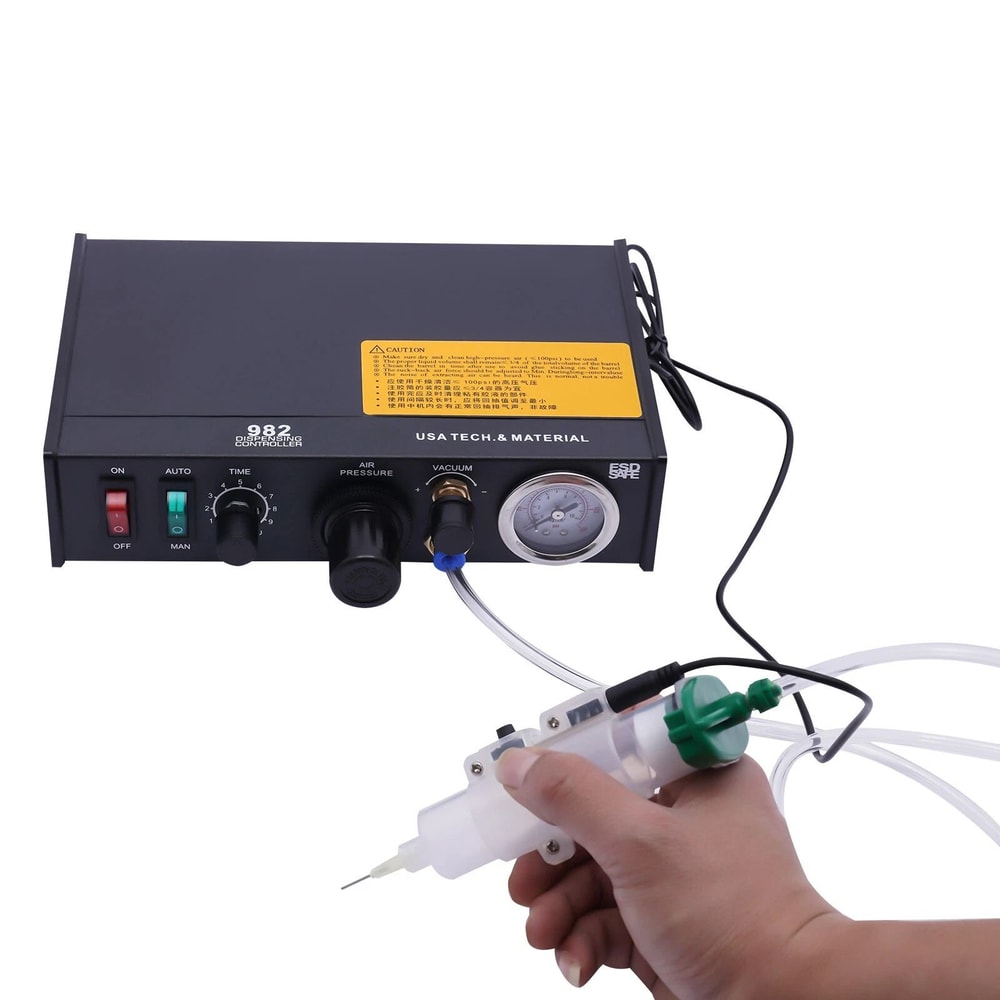 Pneumatic Dispensing Machine Automatic Glue Dispenser With Precise 110V Controller 3