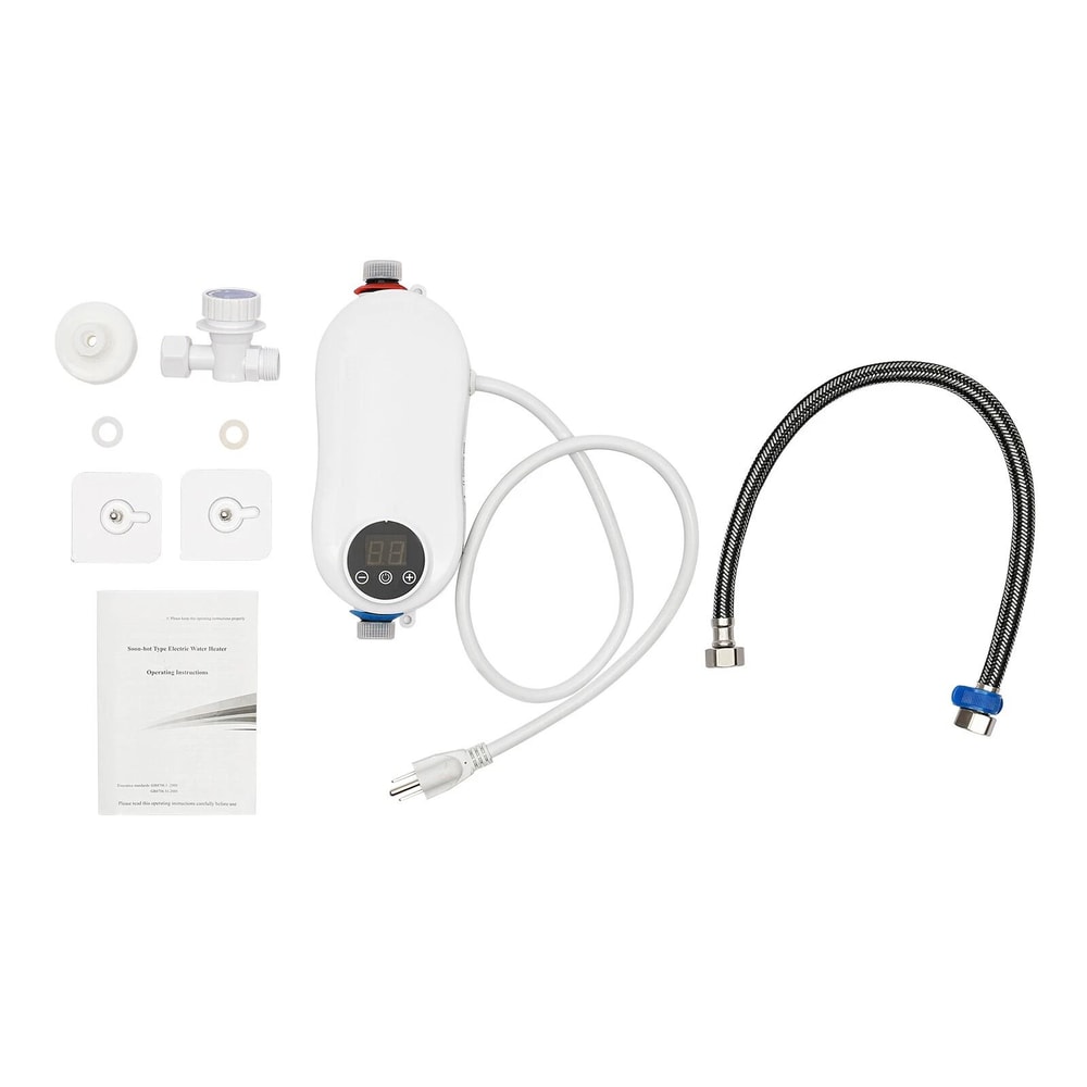 Tankless Electric Shower Instant Hot Water Heater With Shower Head 14