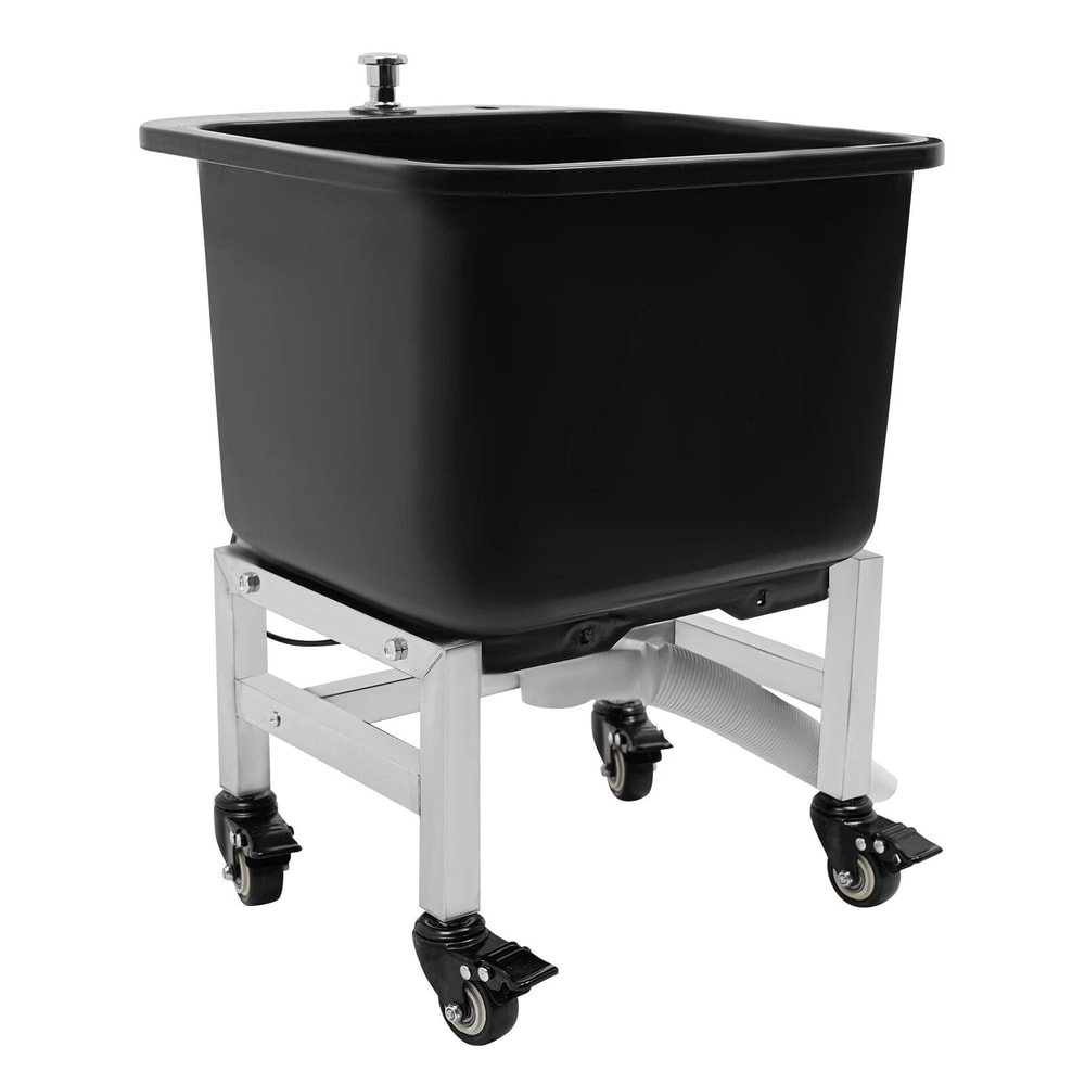 Durable Plastic Mop Basin With Drain Freestanding Floor Mop Sink For Efficient Cleaning 7