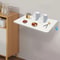 Folding Desk With Stylish WallMounted Durable MDF And Metal Design 16