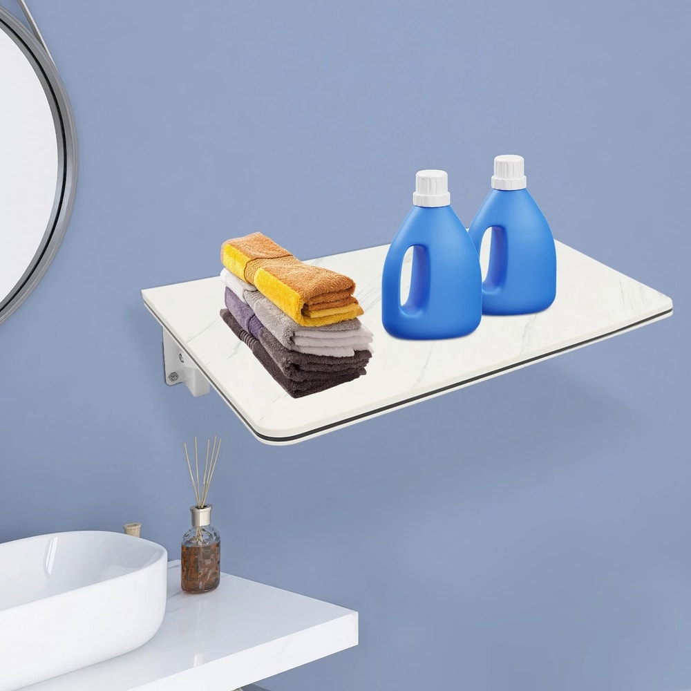 Folding Desk With Stylish WallMounted Durable MDF And Metal Design 3