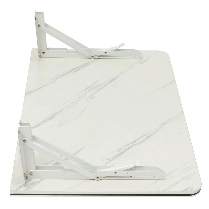 Folding Desk With Stylish WallMounted Durable MDF And Metal Design 8