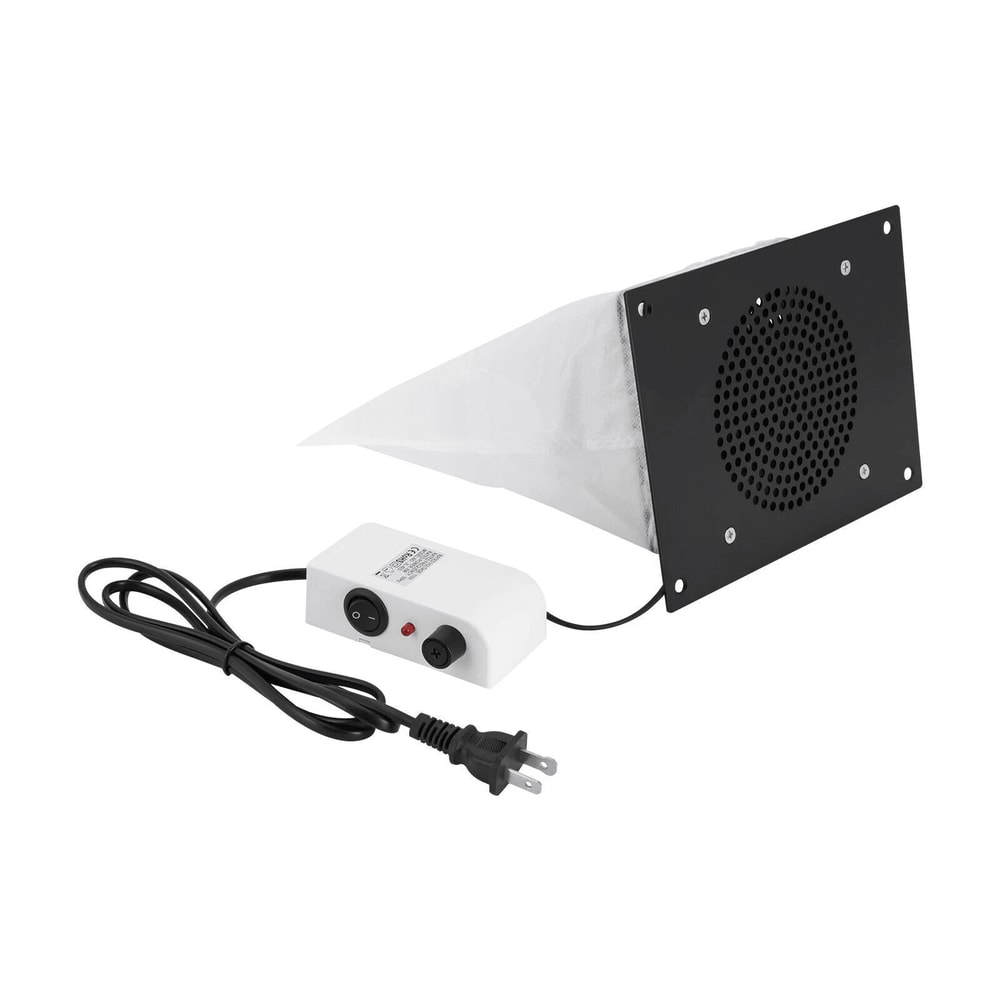 Black Wired Nail Dust Collector 6W Electric HighEfficiency Nail Dust Collector 1