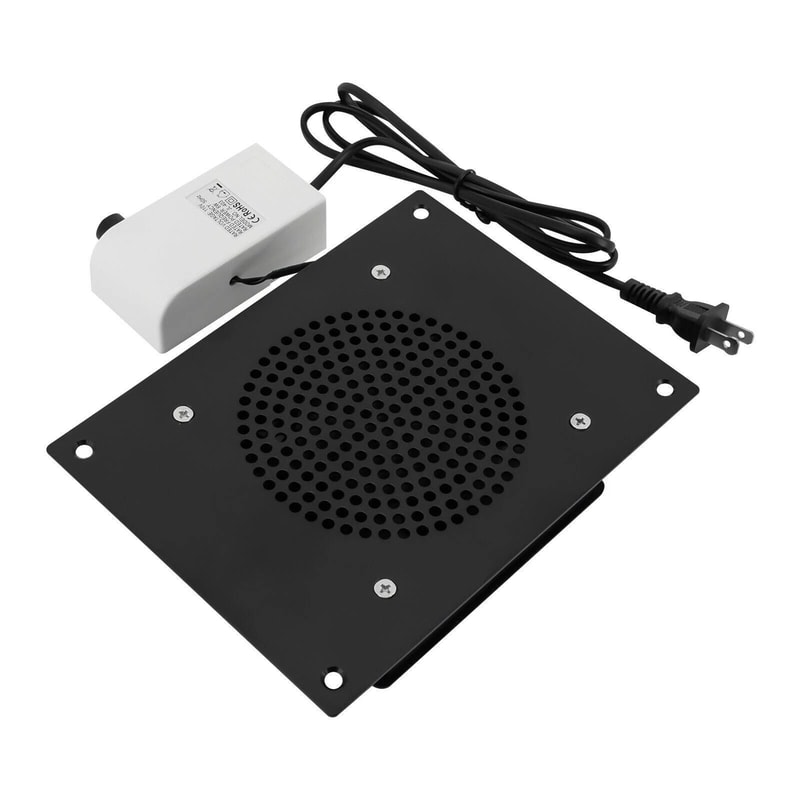 Black Wired Nail Dust Collector 6W Electric HighEfficiency Nail Dust Collector 9