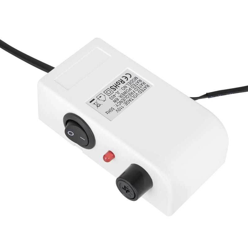 Black Wired Nail Dust Collector 6W Electric HighEfficiency Nail Dust Collector 3