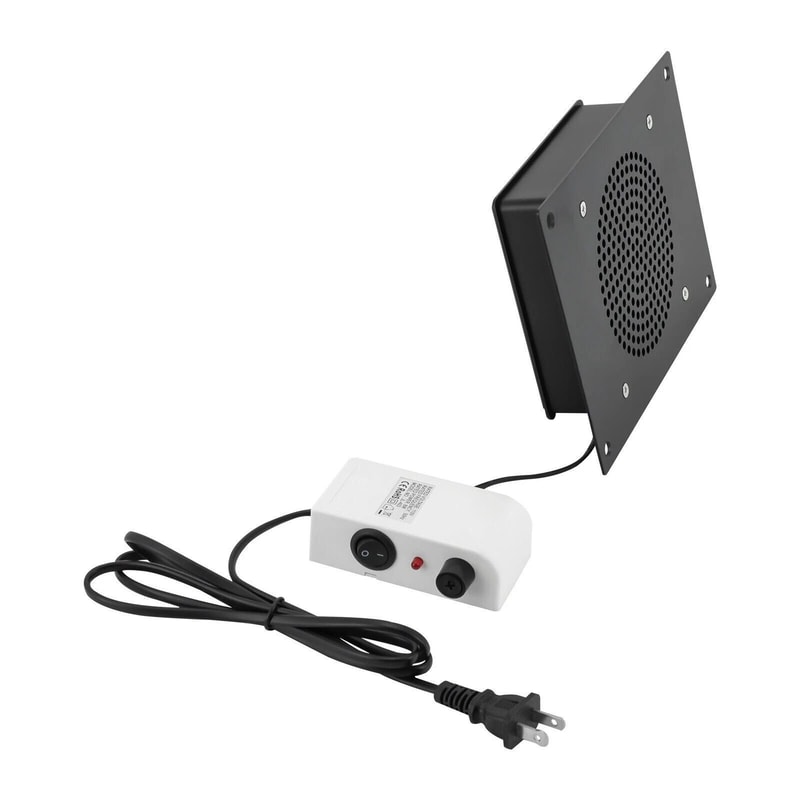 Black Wired Nail Dust Collector 6W Electric HighEfficiency Nail Dust Collector 7