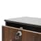 Rolling Office Storage Cabinet Organizer 2 Tiers Filing Cabinet With Lock 7
