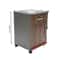 Rolling Office Storage Cabinet Organizer 2 Tiers Filing Cabinet With Lock 18