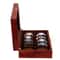 Luxury Accents Display Box 12 Slot Gold Wooden Watch Box For Men Holder Gift 8